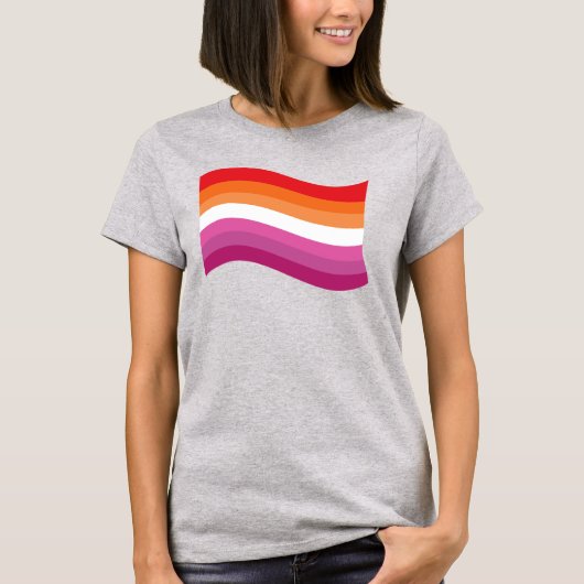 Lesbische Pride T-shirt (Voorkant)