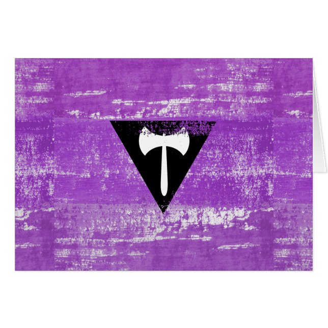 Lesbische Pride Verf (Labrys) (Voorkant Horizontaal)