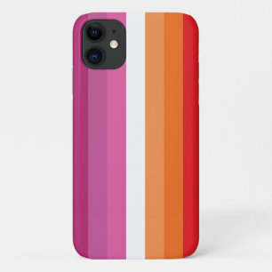 Lesbische Pride-vlag iPhone 11 Hoesje