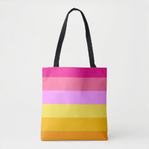 Lesbische Pride-vlag (dageraad) Draagtas