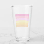 Lesbische Pride-vlag (dageraad) Glas (Achterkant)