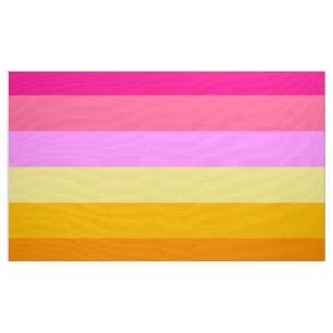 Lesbische Pride-vlag (dageraad) Stof