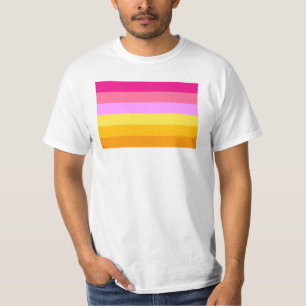 Lesbische Pride-vlag (dageraad) T-shirt