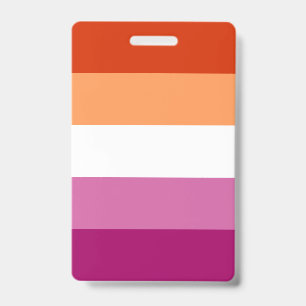 Lesbische Pride Vlag LGBTQ Badge