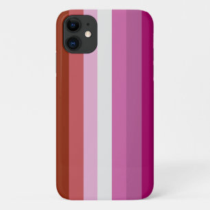 Lesbische Pride-vlag (Oorsprong) iPhone 11 Hoesje