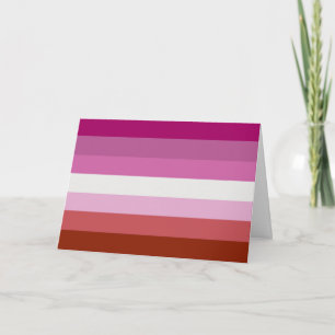 Lesbische Pride-vlag (Oorsprong) Kaart