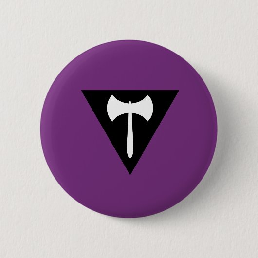 Lesbische Pride-vlag Ronde Button 5,7 Cm (Voorkant)