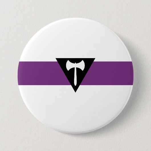 Lesbische Pride-vlag Ronde Button 7,6 Cm (Voorkant)