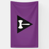 Lesbische Pride-vlag Spandoek (Verticaal)
