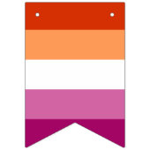 Lesbische Pride vlag Vlaggetjes (Tweede vlag)