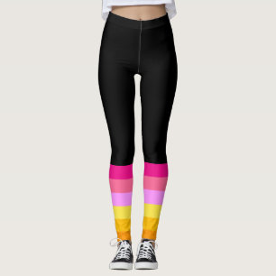 Lesbische Pridevlag (dageraad) Leggings