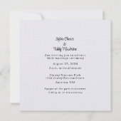 Lesbische Regenboog Bruiloft Kaart (Achterkant)