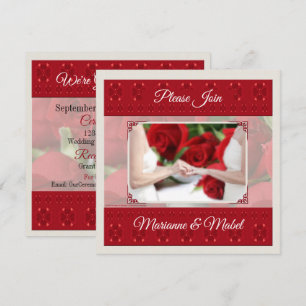 Lesbische Rode Roses Weddenschap Burgerunie Kaart