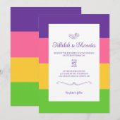 Lesbische Sapphic Vlag Bruiloft Kaart (Voorkant / Achterkant)