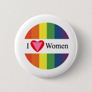 Lesbische trots ronde button 5,7 cm