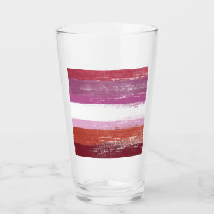 Lesbische trots verf glas