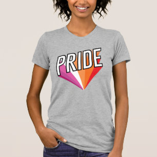 Lesbische trotsuitbarsting t-shirt