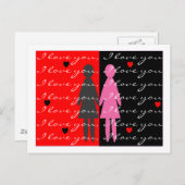 Lesbische Valentijn kaarten en geschenken Feestdagenkaart (Voorkant / Achterkant)