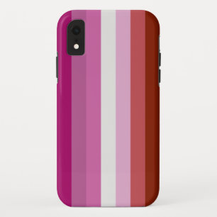 Lesbische vlag iPhone XR hoesje
