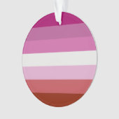 Lesbische vlag ornament (voorkant)