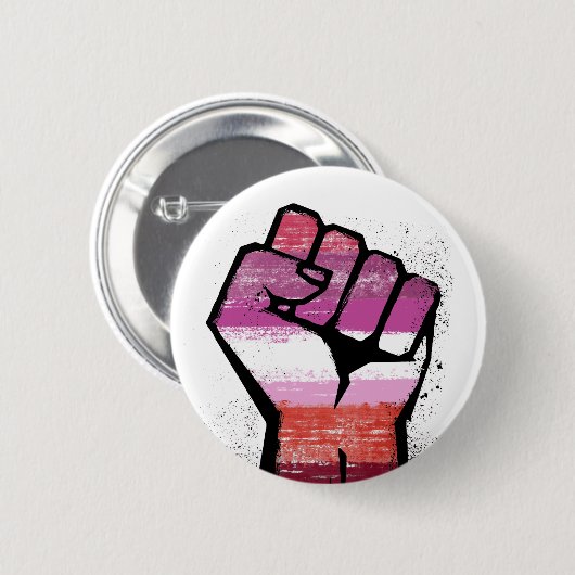 Lesbische weerstand ronde button 5,7 cm (Voorkant /achterkant)