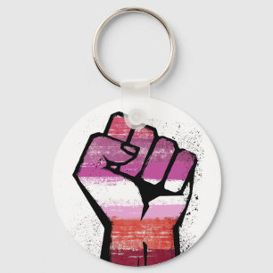 Lesbische weerstand sleutelhanger