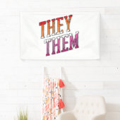 Lesbische woordvoerders spandoek (Insitu)