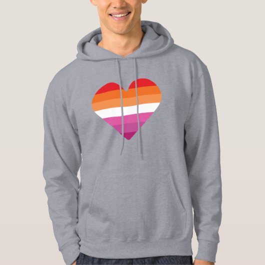 Lesbische Zonsondergang Zonsondergang Hoodie (Voorkant)