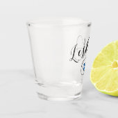 Lesbos, Grieks hart onder de vlag, Griekenland Shot Glas (Links)