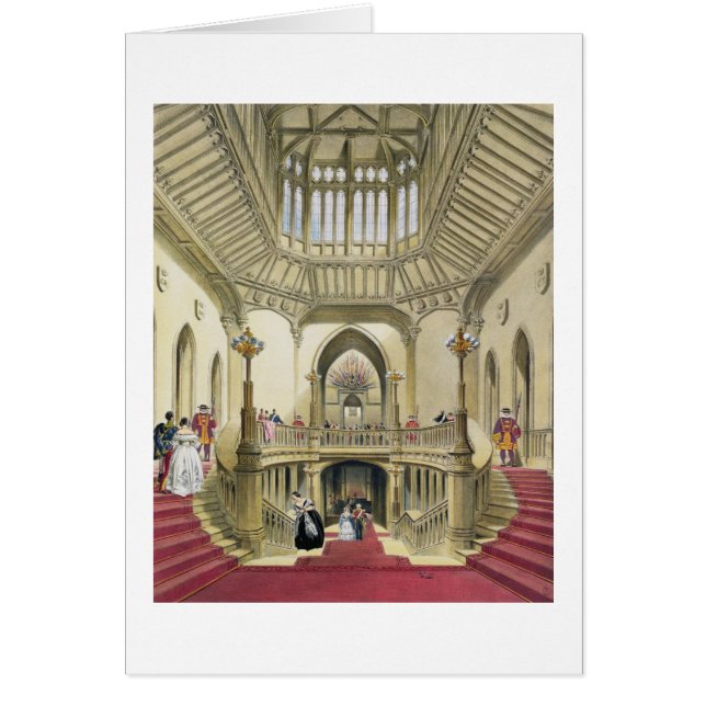 L'escalier grand, château de Windsor, 'd'un Histo (Devant)