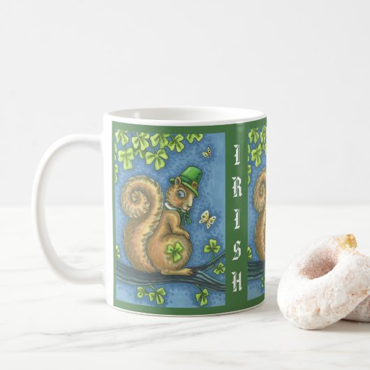 L'ESCALIER IRLANDAIS ST. PATRICK'S DAY MUG Classic (Avec donut)
