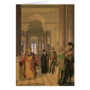 L'escalier principal du Louvre, 1817