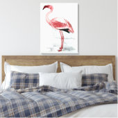 leser Flamingo Claude Gibney Finch Davies Canvas Afdruk (Insitu (Slaapkamer))