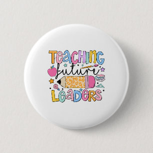 Lesgeven aan toekomstige leiders Terug naar school Ronde Button 5,7 Cm