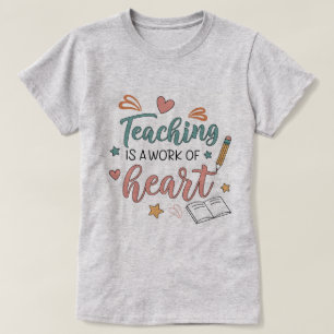 Lesgeven is een Hartzaak Docent T-shirt