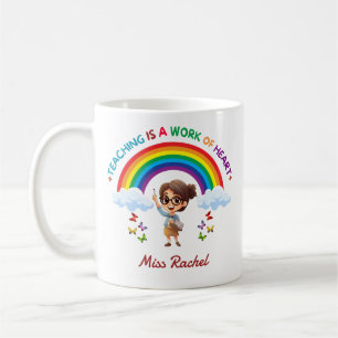 Lesgeven is een kwestie van hart Lieve Regenboog L Koffiemok