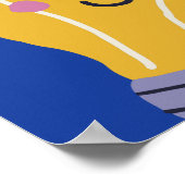 Lesgeven is een werk van hart gepersonaliseerde le poster (Hoek)