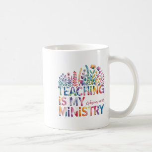 Lesgeven is mijn bediening Christelijke leraar Fai Koffiemok
