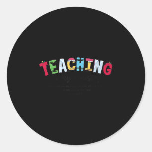 Lesgeven Is Mijn Dienst Christelijke Leraar Bijbel Ronde Sticker