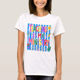 Lesgeven Is Mijn Roeping Christelijk Leraren T-shi T-shirt
