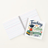 Lesgeven Is Mijn Roeping Grad Cadeau Notitieboek (Binnen)