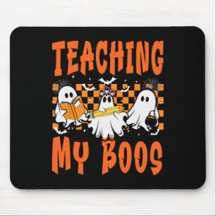 Lesgeven Mijn Boos Leraar Schattige Ghost Groovy L Muismat