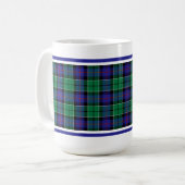 Leslie Clan Hunting Tartan Koffiemok (Voorkant links)