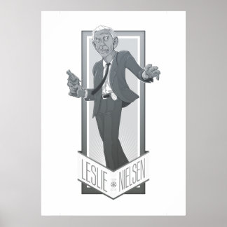 Leslie Nielsen, een Tribute Poster