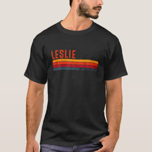 Leslie Retro Limited Edition 80S 90S Birth T-shirt