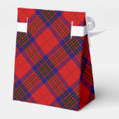 Leslie tartan red blue paars plaid bedankdoosjes (Achterkant)