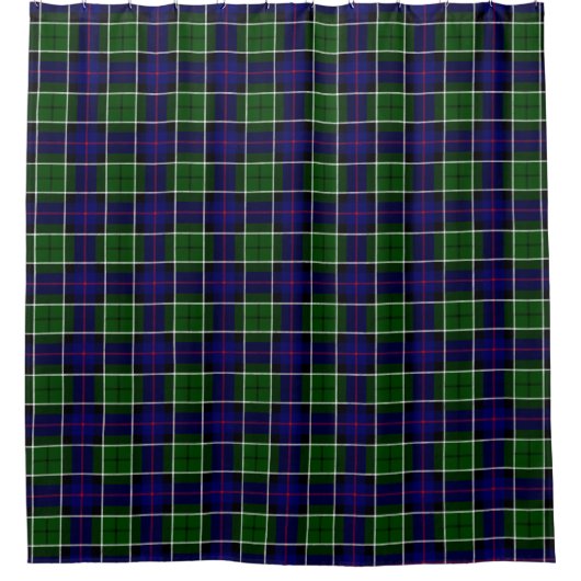 Leslie Tartan Shower Curtain Douchegordijn (Voorkant)