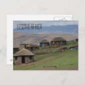 Lesotho Africa Briefkaart (Voorkant / Achterkant)
