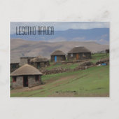 Lesotho Africa Briefkaart (Voorkant)