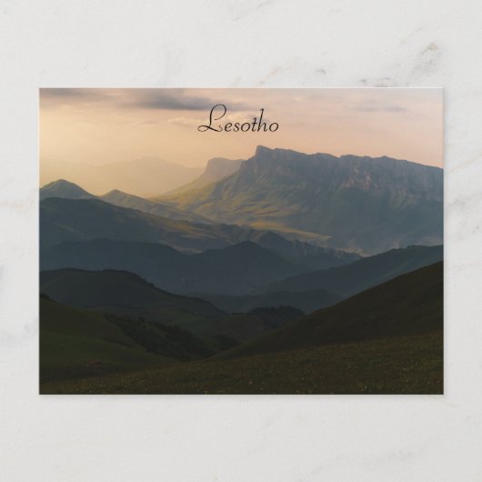 Lesotho Briefkaart (Voorkant)